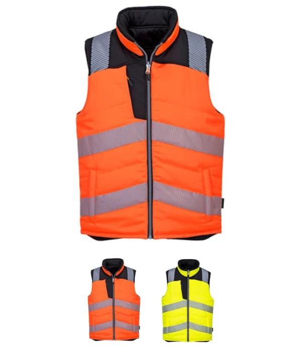 PW374 PW3 Hi Vis Reversible Body Warmer
